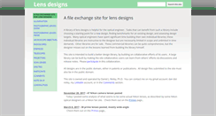 Desktop Screenshot of lens-designs.com